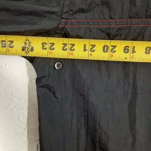 Vtg Marlboro Gear 99 Mens Pullover Windbreaker Black Red Size Large NOS NWT 1998 - Picture 8 of 9